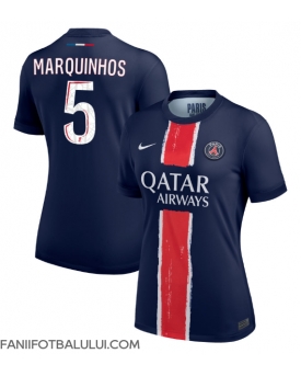 Paris Saint-Germain Marquinhos #5 Tricou Fotbal Replică 2024-25 Femei Acasa